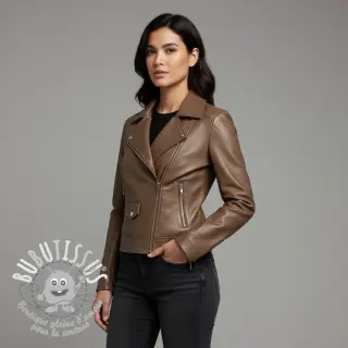 Simili cuir taupe