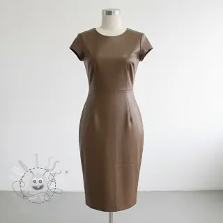 Simili cuir taupe