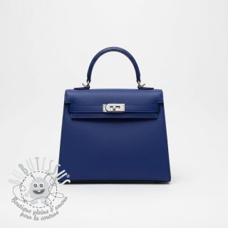 Simili cuir KARIA bleu