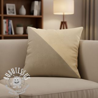 Simili cuir suédine ALASKA sable/beige