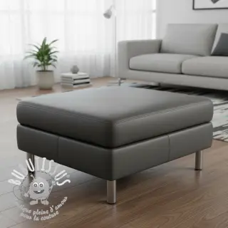 Simili cuir KARIA ardoise