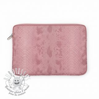 Simili cuir COBRA rose