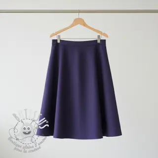 Viscose lin WASHED navy