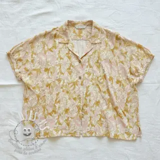 Viscose lin CREPE Flowers Tomi digital print