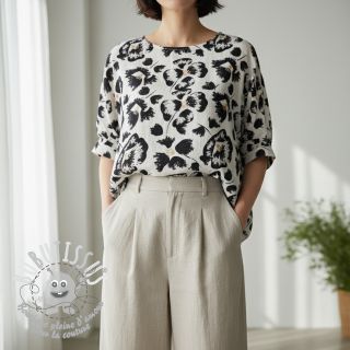 Viscose lin Cayena design A digital print