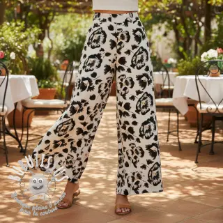 Viscose lin Cayena design A digital print