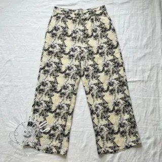Viscose lin Hibiscus digital print