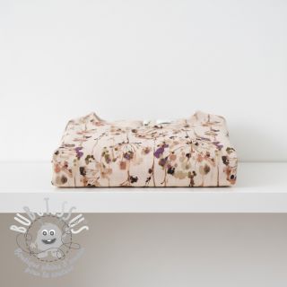 Viscose lin Agapanthus design C digital print