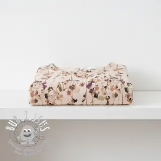 Viscose lin Agapanthus design C digital print