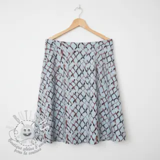 Viscose lin Ivy Diamonds design A digital print