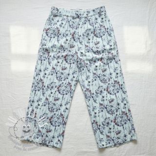 Viscose lin Agapanthus design B digital print