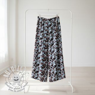 Viscose lin Lotus design A digital print