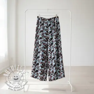 Viscose lin Lotus design A digital print