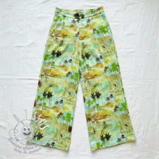 Viscose lin Egypt design A digital print