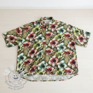 Viscose lin Azalea design C digital print