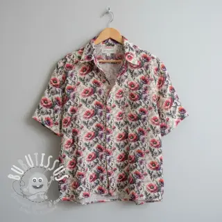 Viscose lin Liana design C digital print