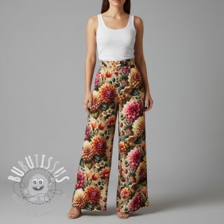 Viscose lin Rosalie design A digital print