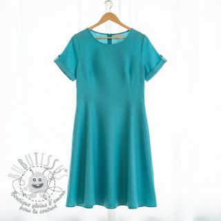 Viscose lin PREMIUM ocean blue