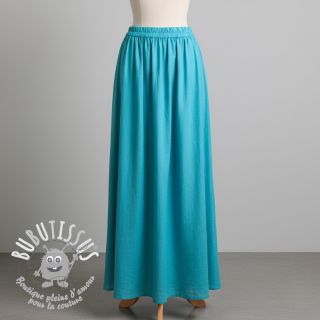 Viscose lin PREMIUM ocean blue