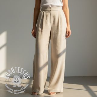 Viscose lin PREMIUM sand