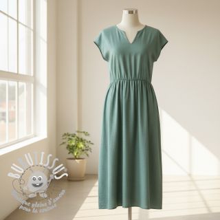 Viscose lin PREMIUM dark old green