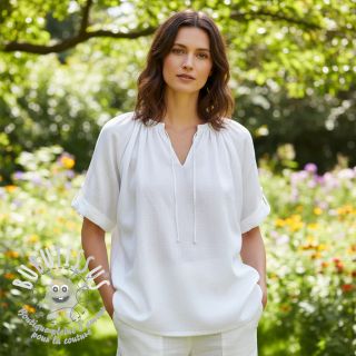 Viscose lin PREMIUM white