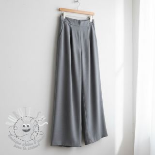 Viscose lin PREMIUM middle grey