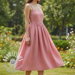 Viscose lin PREMIUM coral