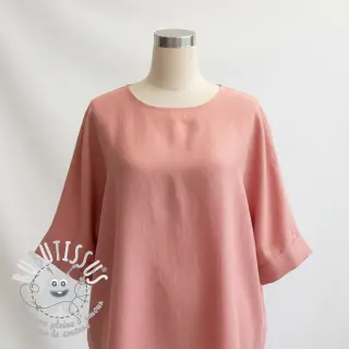 Viscose lin PREMIUM coral