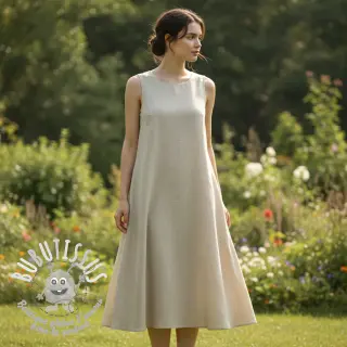 Viscose lin PREMIUM pebble