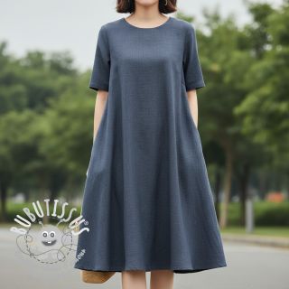 Viscose lin PREMIUM dark grey