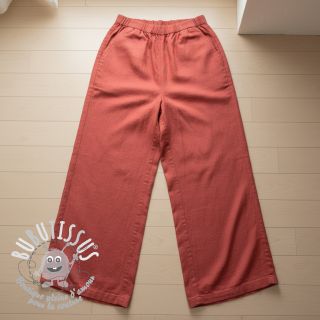 Viscose lin PREMIUM dark coral