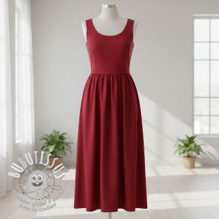 Viscose lin PREMIUM dark red