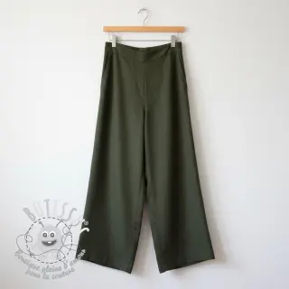 Viscose lin PREMIUM army