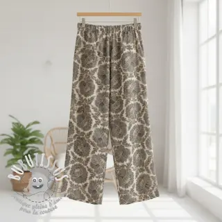 Viscose lin Lizzy flowy grey