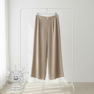 Viscose lin CRINCLE sand