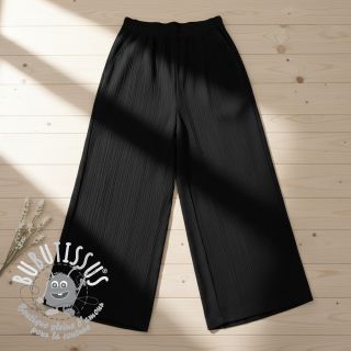 Viscose lin CRINCLE black