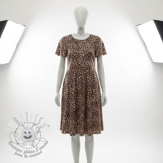 Viscose SATIN Animal skin digital print