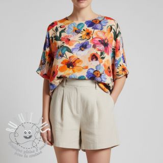 Viscose RADIANCE Flower Nina digital print