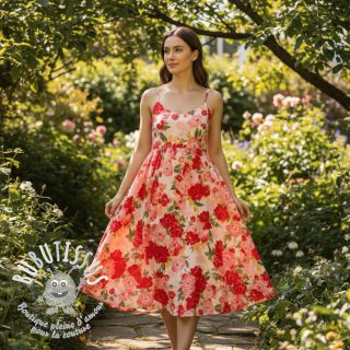 Viscose RADIANCE Flower Galia digital print