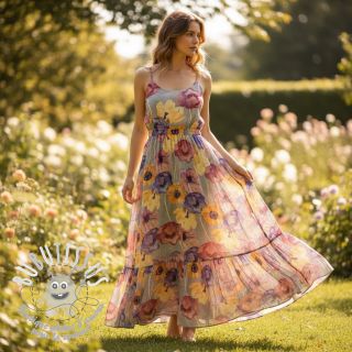 Viscose RADIANCE Flower Elia digital print