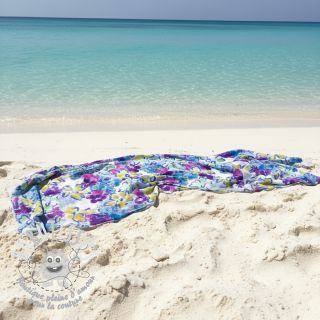 Viscose RADIANCE Flower Horas digital print