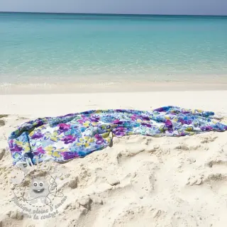Viscose RADIANCE Flower Horas digital print