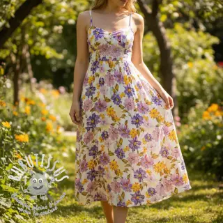 Viscose RADIANCE Flower Inay digital print