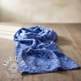 Viscose RADIANCE Moana navy digital print