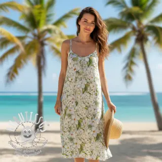 Viscose RADIANCE Francesca flowers digital print