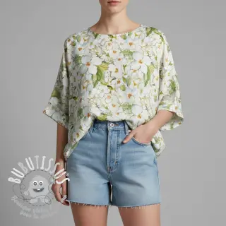 Viscose RADIANCE Francesca flowers digital print
