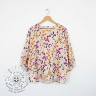 Viscose RADIANCE Ephora flowers digital print