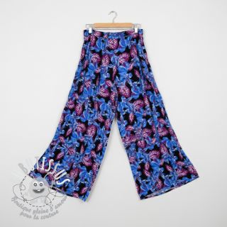 Viscose RADIANCE Anabella leaves black digital print