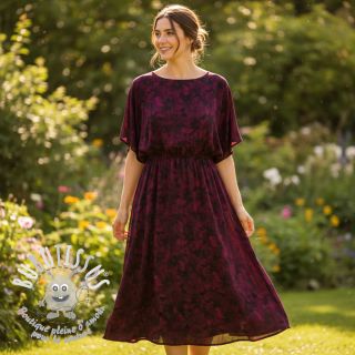 Viscose ROSELLA STRETCH Calle digital print